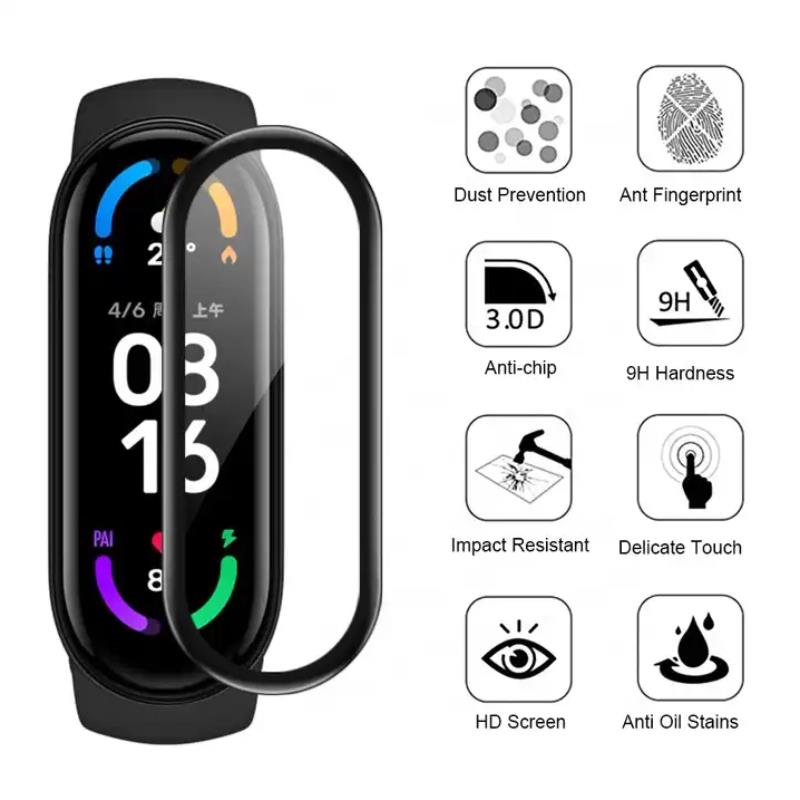 Curea Folie sticla 3D Mi Band 9/M9