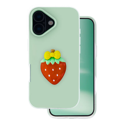Husa Fruit 2in1 pentru iPhone 16 6,1" Verde