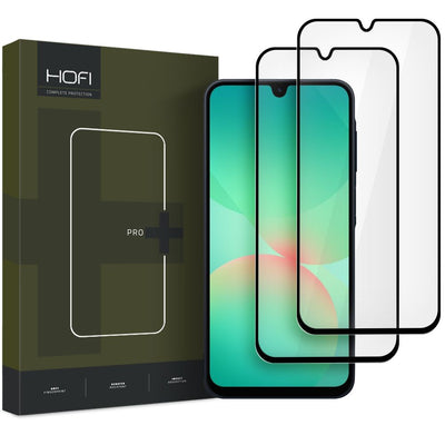 Folie sticla Hofi Pro+ 2-pack Galaxy A16 4G / 5G / A26 5G / A17 4G / 5G / A27 5G Negru