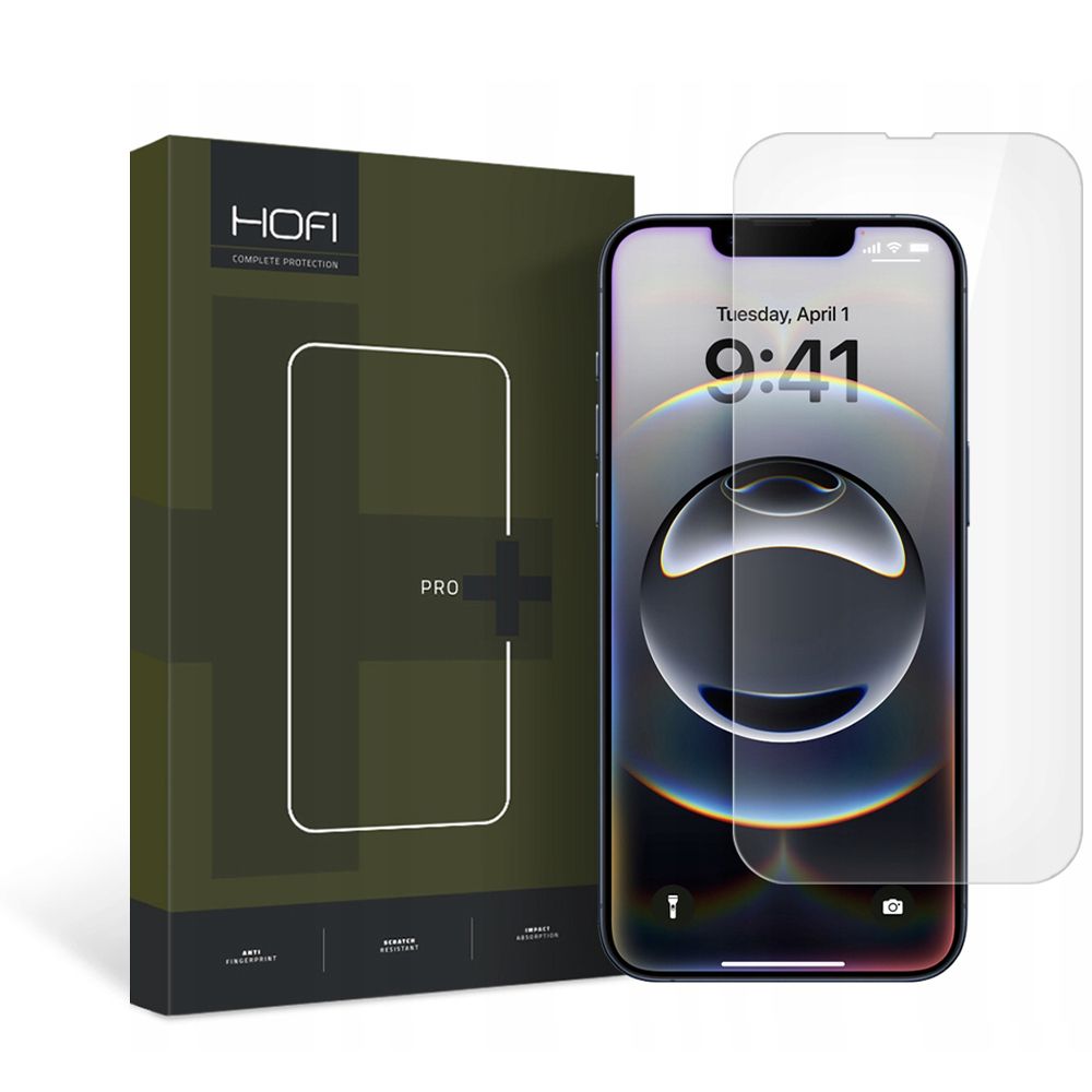 Folie sticla Hofi Pro+ iPhone 13 / 13 Pro / 14 / 16E / 17E Transparent