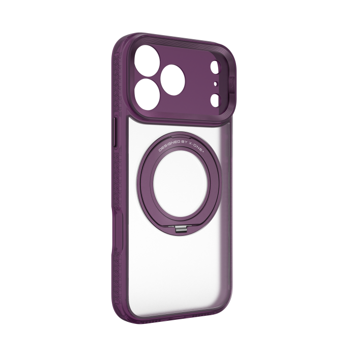 Suport auto X-one Dropguard 2S (Stand Edition) Compatible cu Magsafe pentru iPhone 18 Pro / 17 Pro Cherry inchis