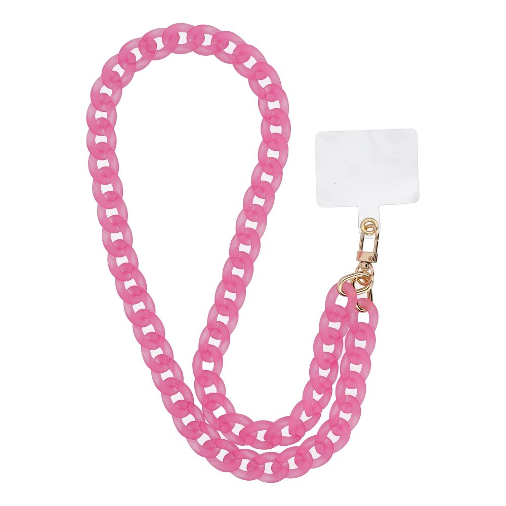Husa Panama Long Phone Lanyard, Phone Pendant / Cord Length 80cm (40cm In The Loop) / On Neck - Roz