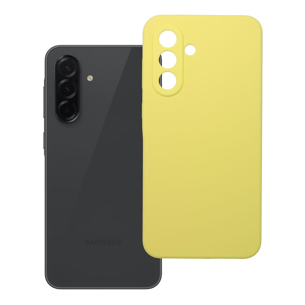 Husa pentru Samsung A36 5G Silicone 2mm (Camera Protection) Galben