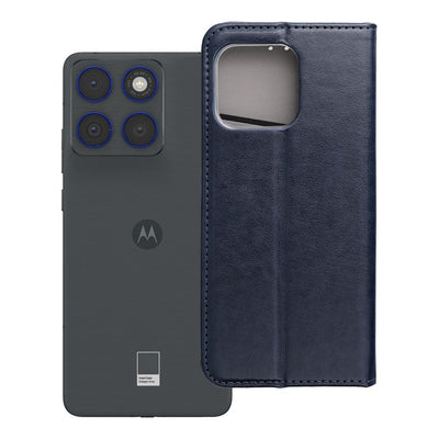 Husa Flip pentru Motorola Edge 70 Smart Magneto Bleumarin