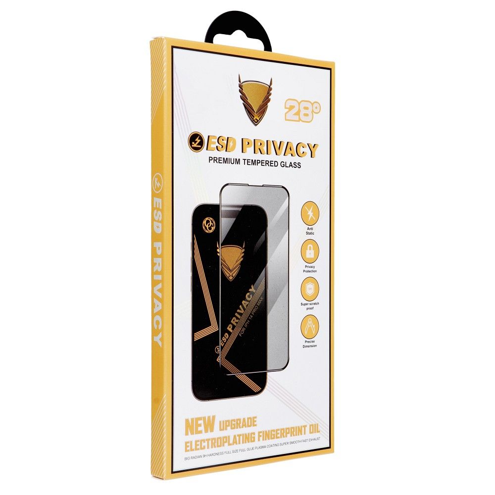 Folie OG 6D Premium Privacy sticla - pentru Samsung Galaxy A34 5G Negru