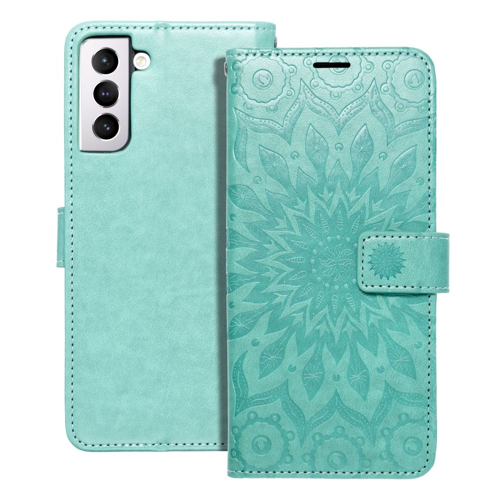 Husa Mezzo Book Flip pentru Samsung A12 / M12 Mandala Verde