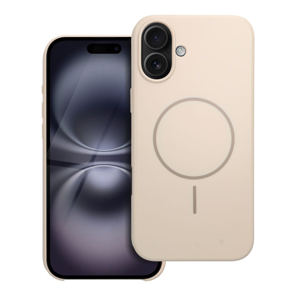Husa Glossy Mag pentru iPhone 16 Plus Premium Compatible cu Magsafe si Camera Control Button Alb