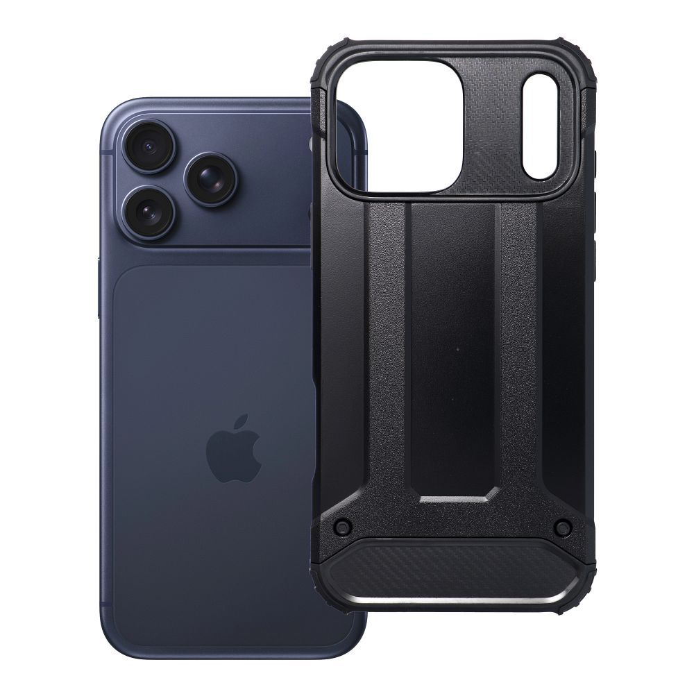 Husa Armor pentru iPhone 18 Pro Max / 17 Pro Max Negru