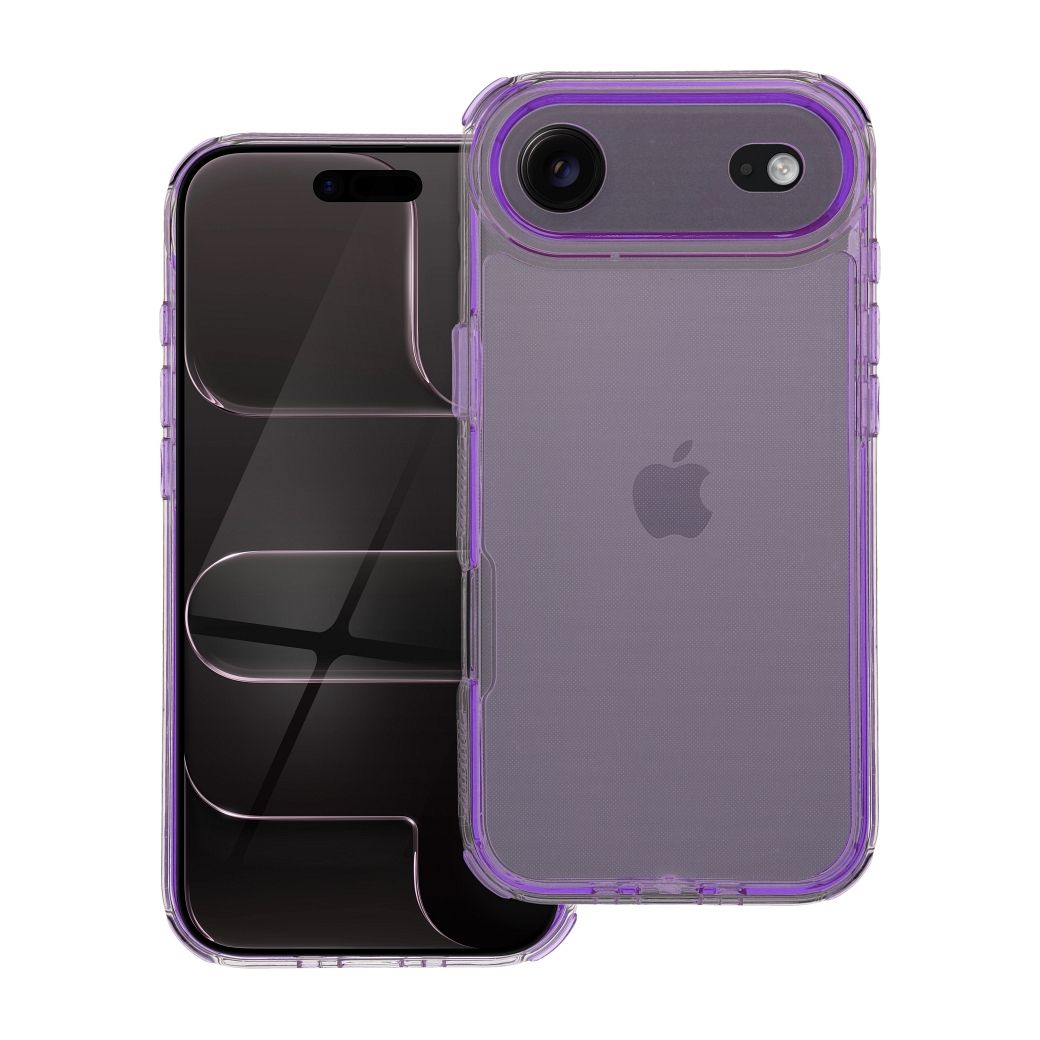 Husa Matrix Transparent pentru iPhone 17 AIR Violet deschis
