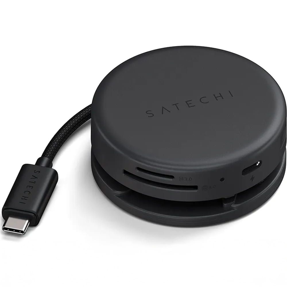 Adaptor Satechi HUB 7in1 USB C Multiport Midnight Negru