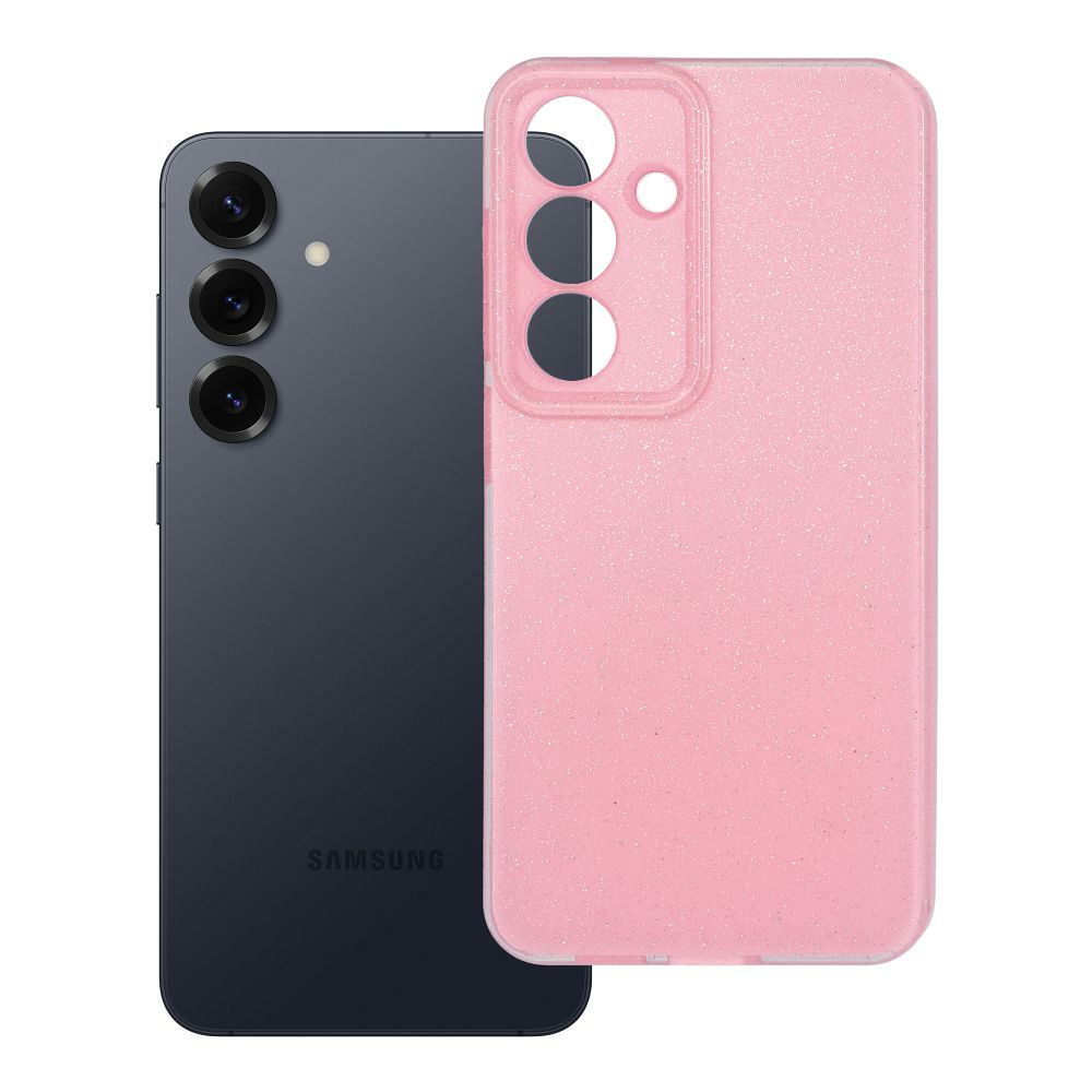 Husa Transparent 2 Mm Blink pentru Samsung S25 Roz