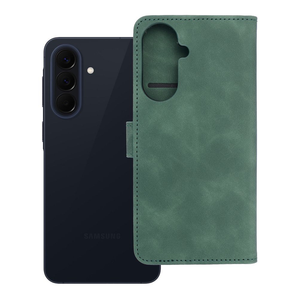 Husa Tender Book Flip pentru Samsung A57 5G Verde