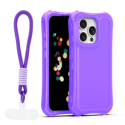 Husa Safepop cu Curea pentru iPhone 15 Pro 6,1" Mov