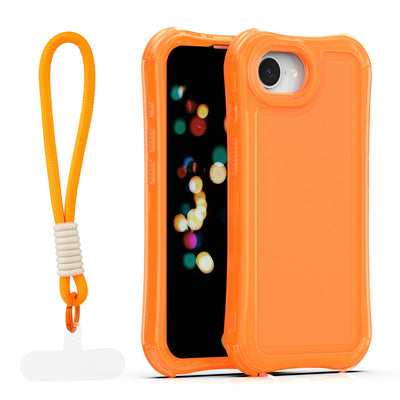 Husa Safepop cu Curea pentru iPhone 16e / 17e Portocaliu