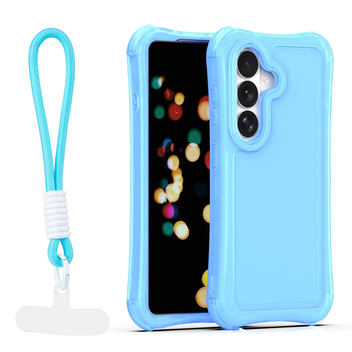 Husa Safepop cu Curea pentru Samsung Galaxy S26 Albastru