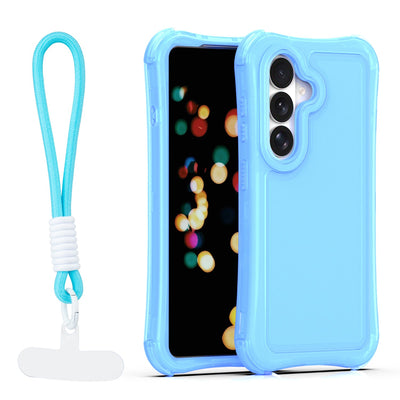 Husa Safepop cu Curea pentru Samsung Galaxy S24 / S25 Albastru