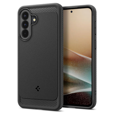 Husa Spigen Rugged Armor pentru Samsung Galaxy A37 5G Matte Negru