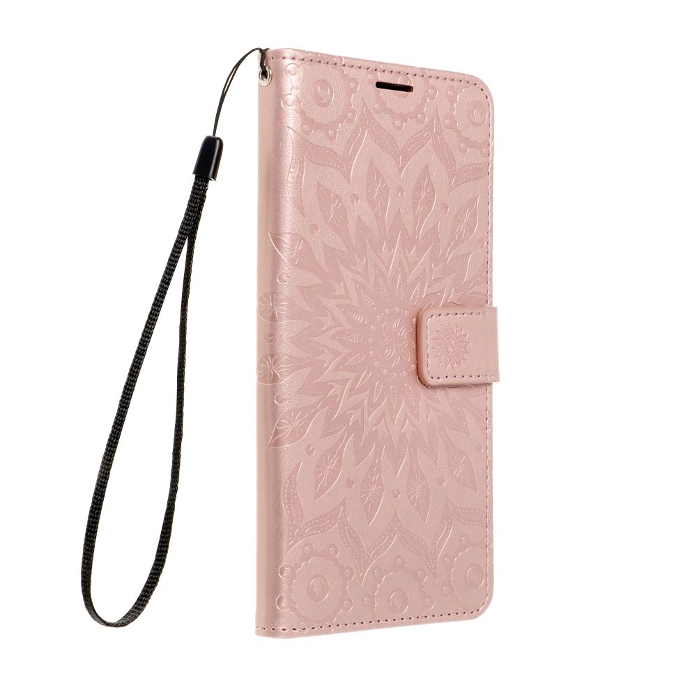 Husa Mezzo Book Flip pentru iPhone 17 PRO / 18 PRO Mandala Roz auriu