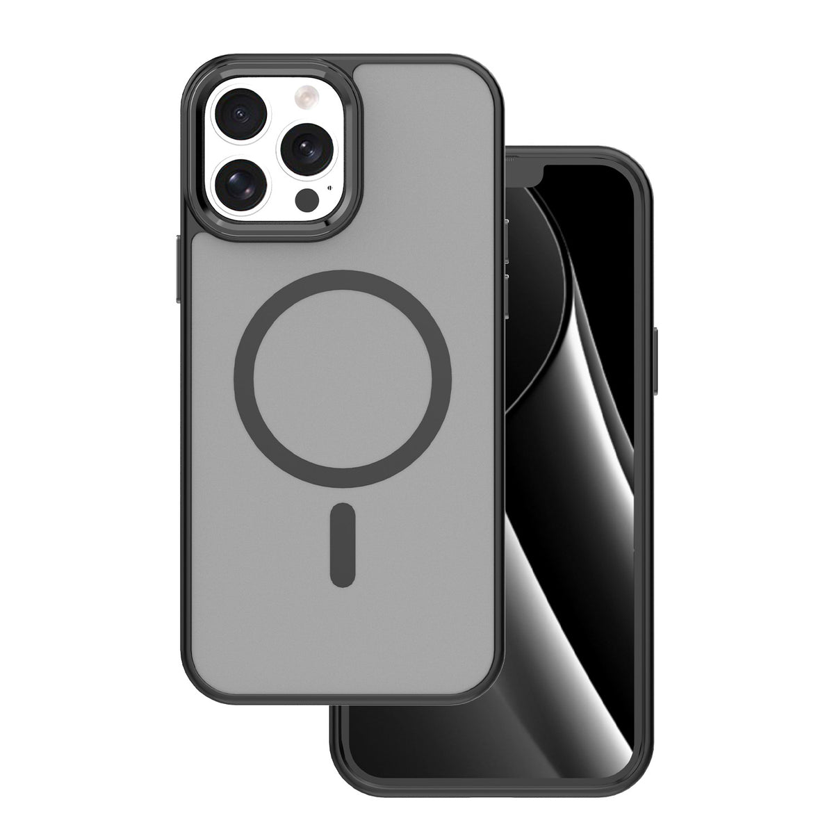Husa Frozen Mag pentru iPhone 13 Pro Max 6,7" Negru