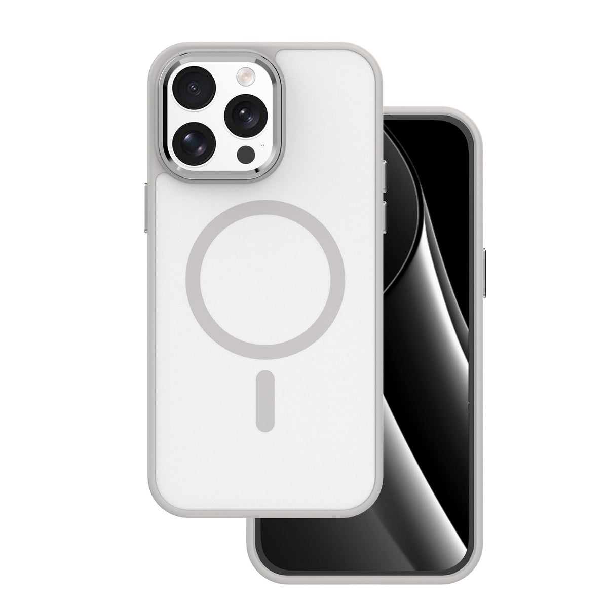 Husa Frozen Mag pentru iPhone 14 Pro Max 6,7" Gri