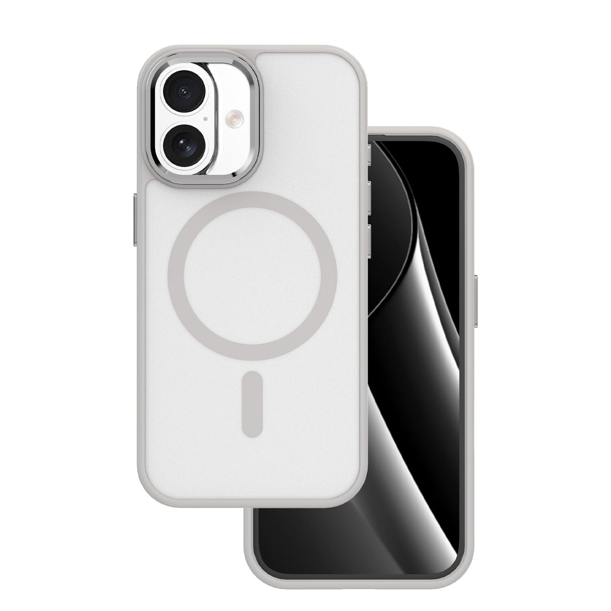 Husa Frozen Mag pentru iPhone 16 6,1" Gri