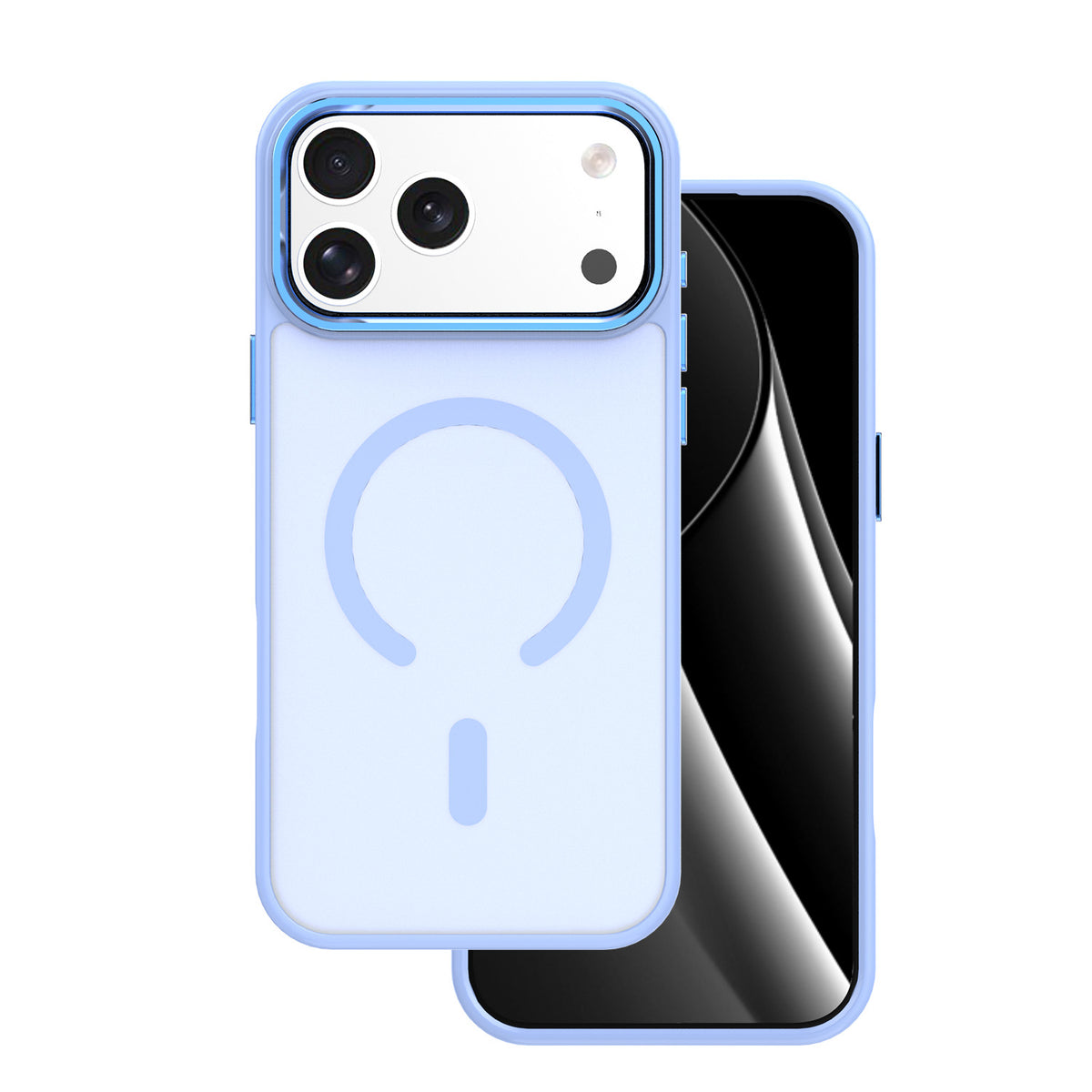 Husa Frozen Mag pentru iPhone 17 6,3" / 18 6,3" Albastru deschis