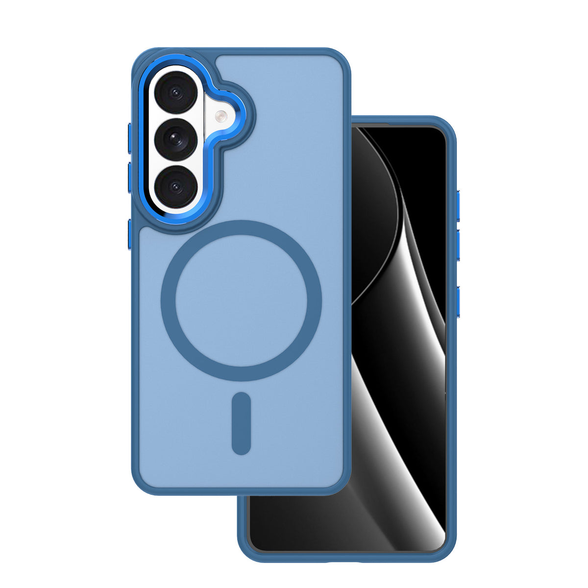 Husa Frozen Mag pentru Samsung Galaxy S26 Plus Bleumarin