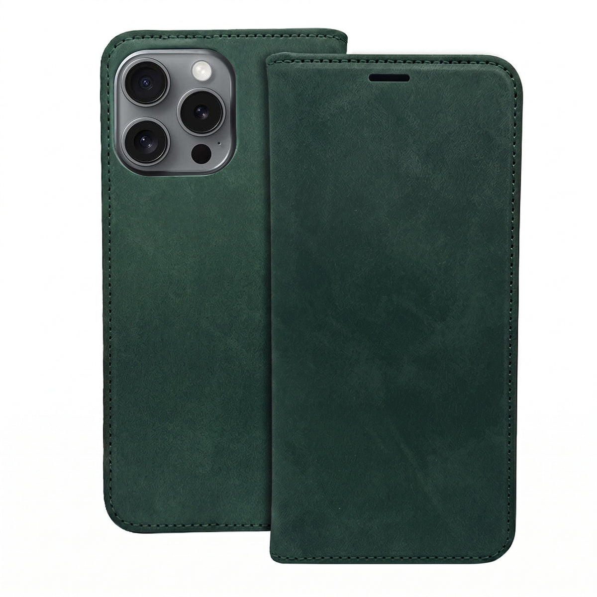 Husa Smart Suede pentru Google Pixel 11 / 11 Pro Verde