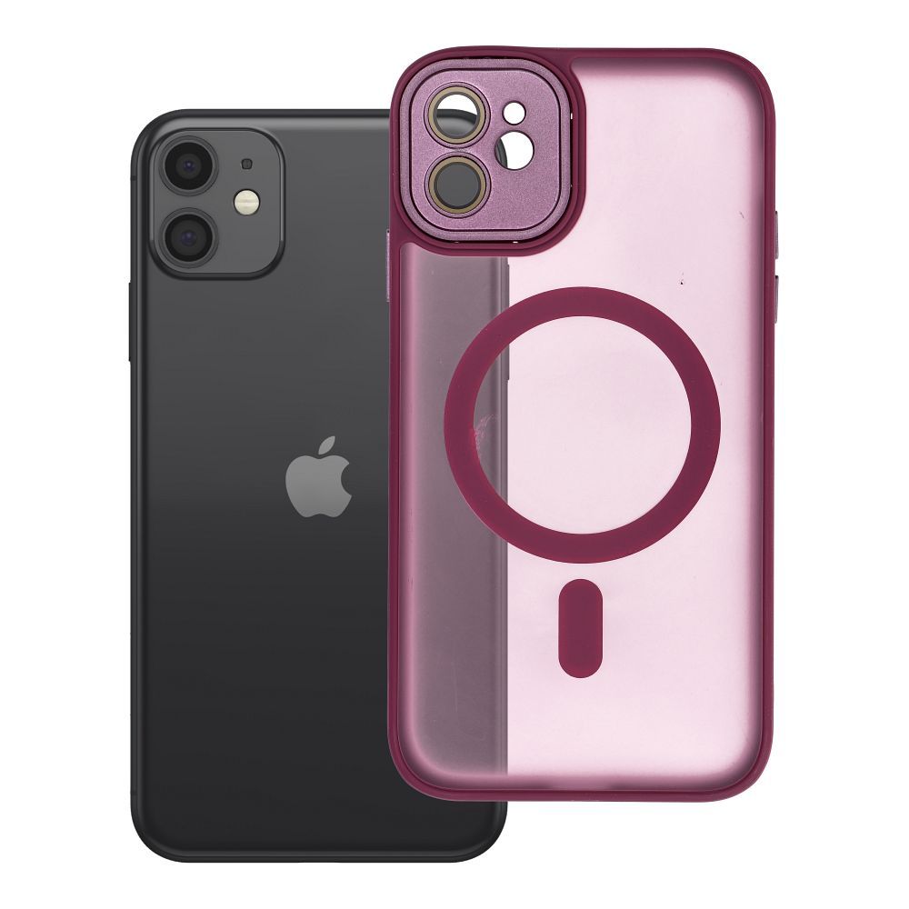 Husa Variete Mag pentru iPhone 11 Compatible cu Magsafe Mov