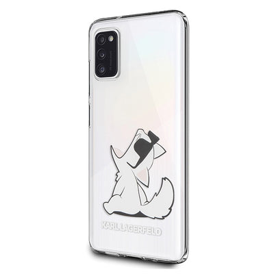 Husa Karl Lagerfeld Choupette Fun pentru Samsung A41 - Transparent