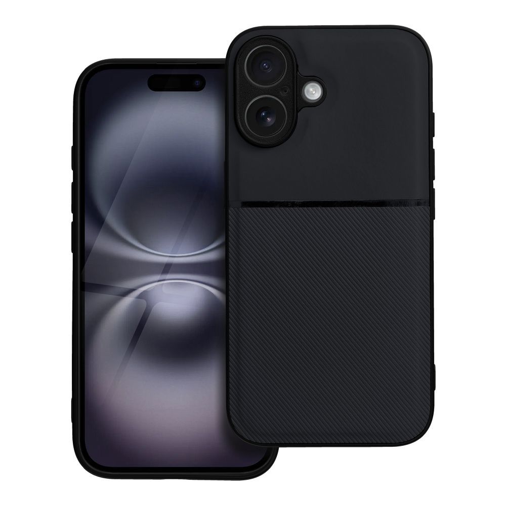 Husa Noble pentru iPhone 16 Negru