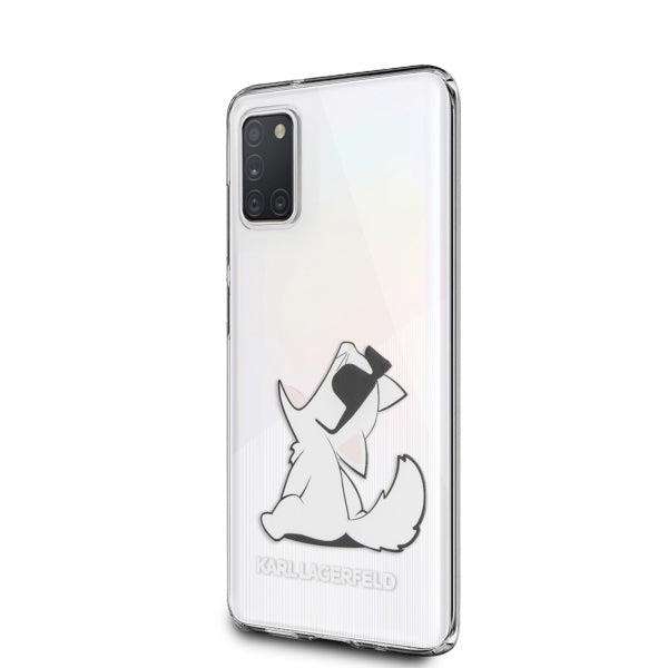 Husa Karl Lagerfeld Choupette Fun pentru Samsung Galaxy A31 - Transparent