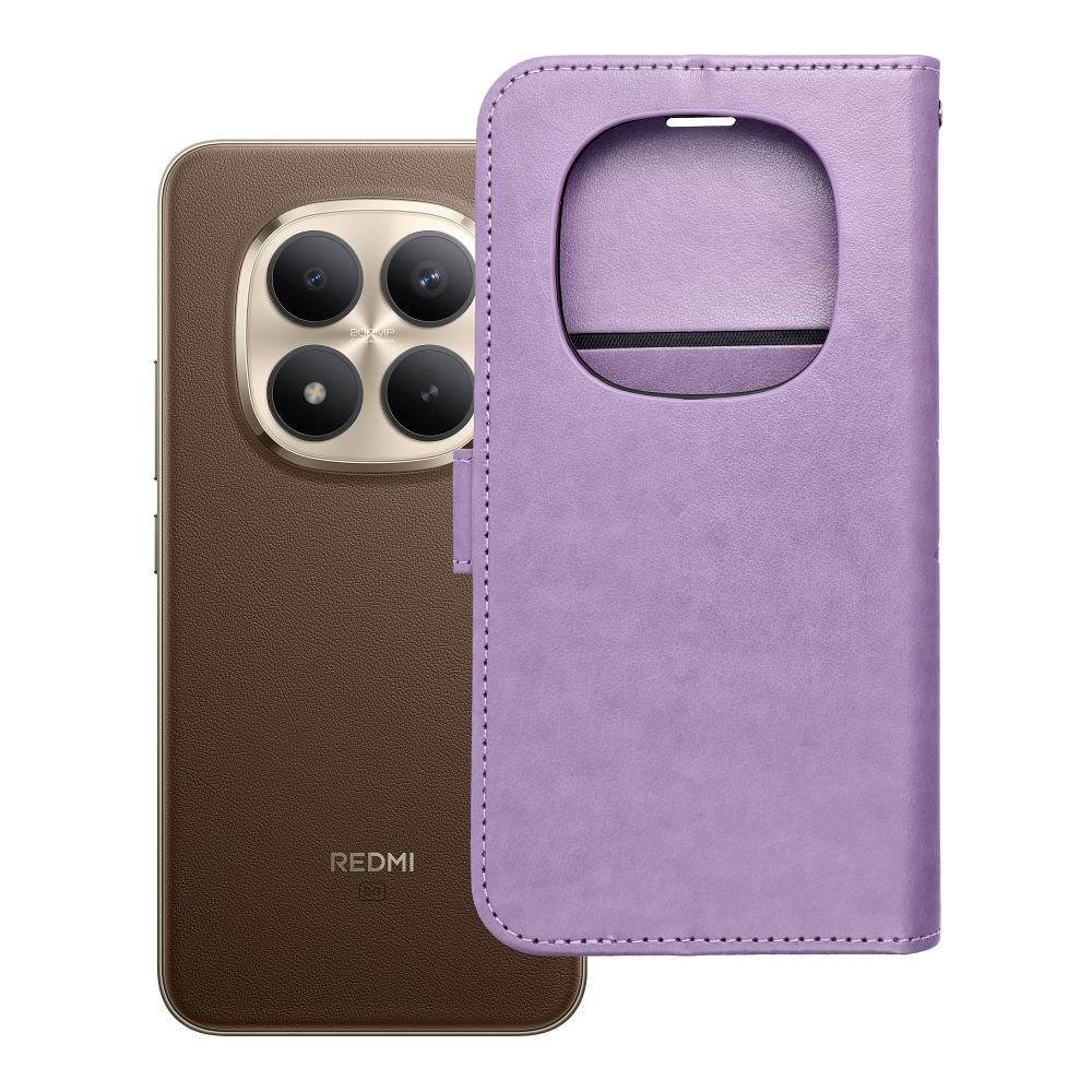 Husa Mezzo Book Flip pentru Xiaomi Redmi Note 15 PRO Plus 5G Mandala Violet