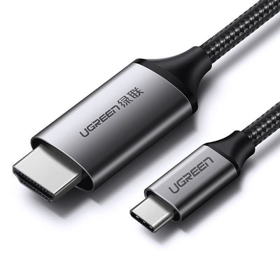 Cablu Ugreen Hdmi - USB Type C 4K 60 Hz 1.5 M Negru-Gri (Mm142 50570)