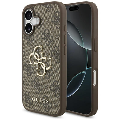 Husa Guess 4G Big Logo pentru iPhone 17 Maro