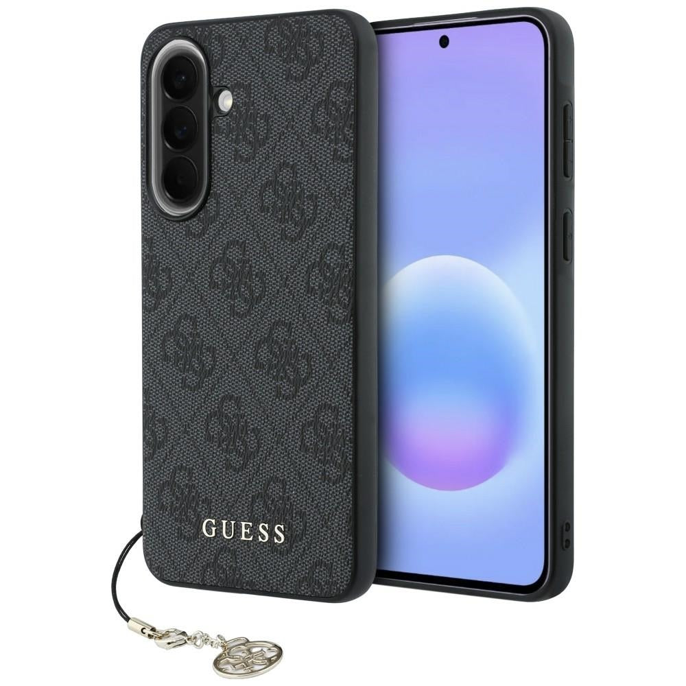 Husa Guess HC PU 4G Classic Logo cu Charm pentru Samsung Galaxy A57 Negru