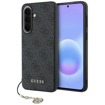 Husa Guess HC PU 4G Classic Logo cu Charm pentru Samsung Galaxy A57 Negru