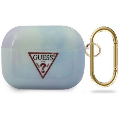 Husa Guess Guacaptpumcgc02 AirPods Pro Cover Albastru/Albastru Tie & Dye Collection