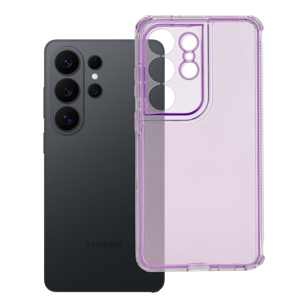 Husa Matrix Transparent pentru Samsung S26 Ultra Violet deschis