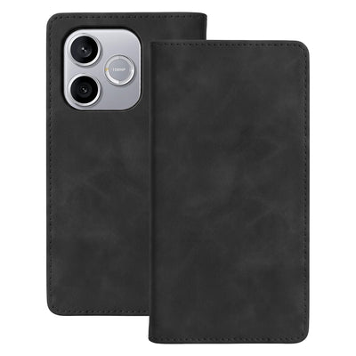 Husa Smart Suede pentru Honor 600 Lite Negru