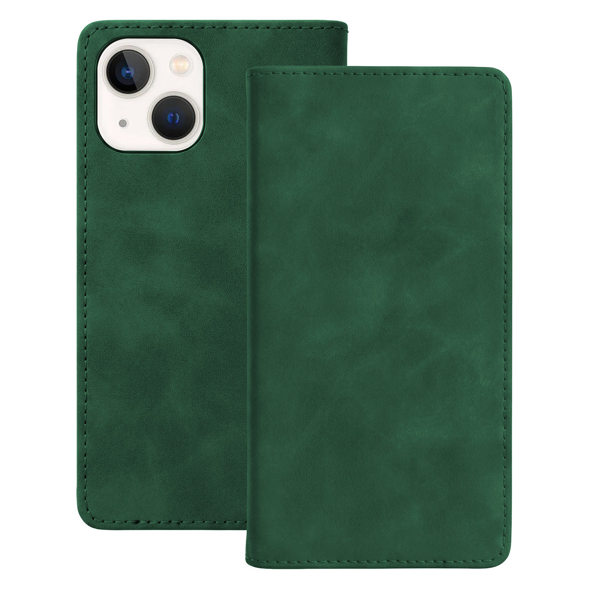 Husa Smart Suede pentru iPhone 14 6,1" Verde