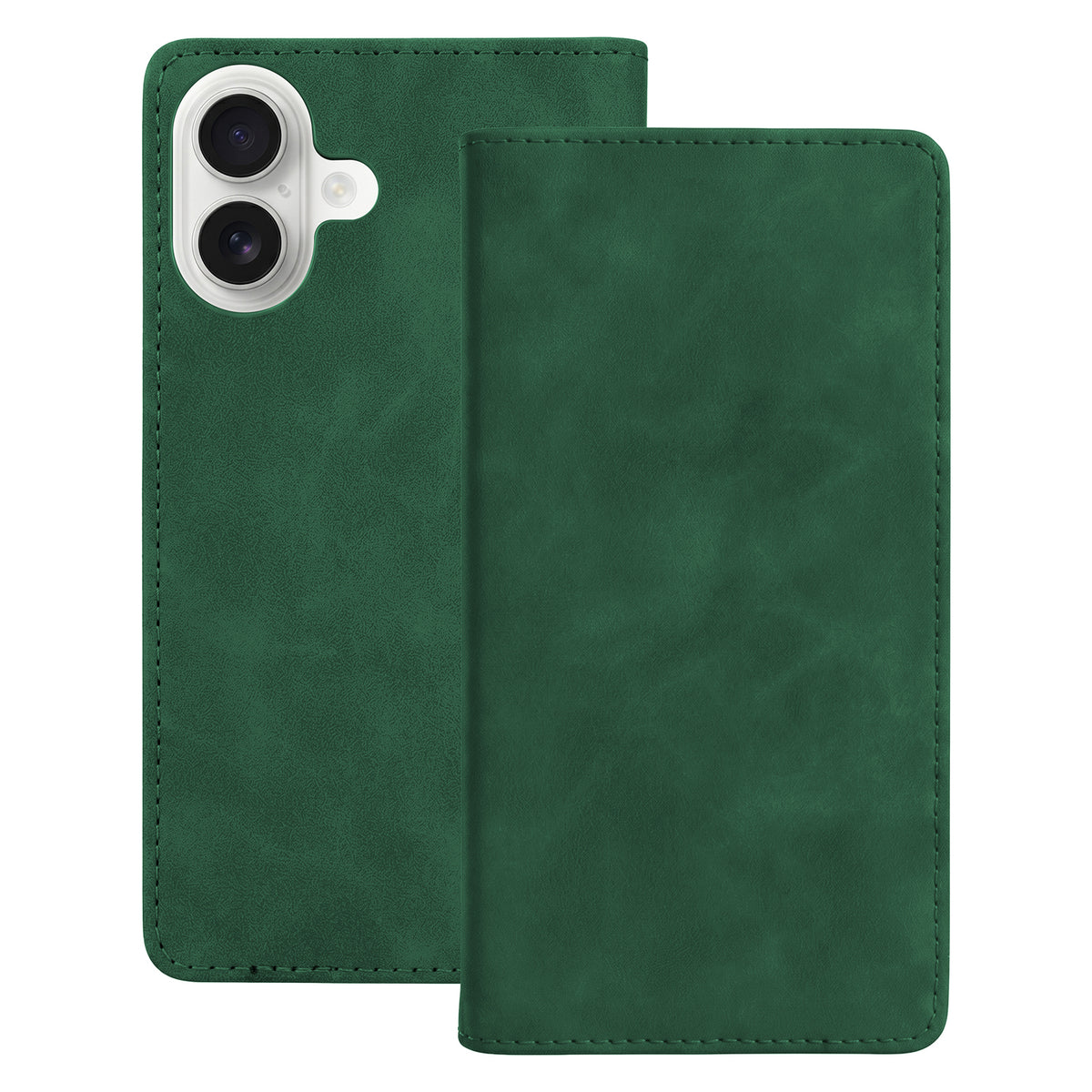 Husa Smart Suede pentru iPhone 16 6,1" Verde