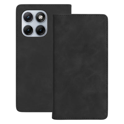 Husa Smart Suede pentru Motorola Edge 70 Fusion Negru