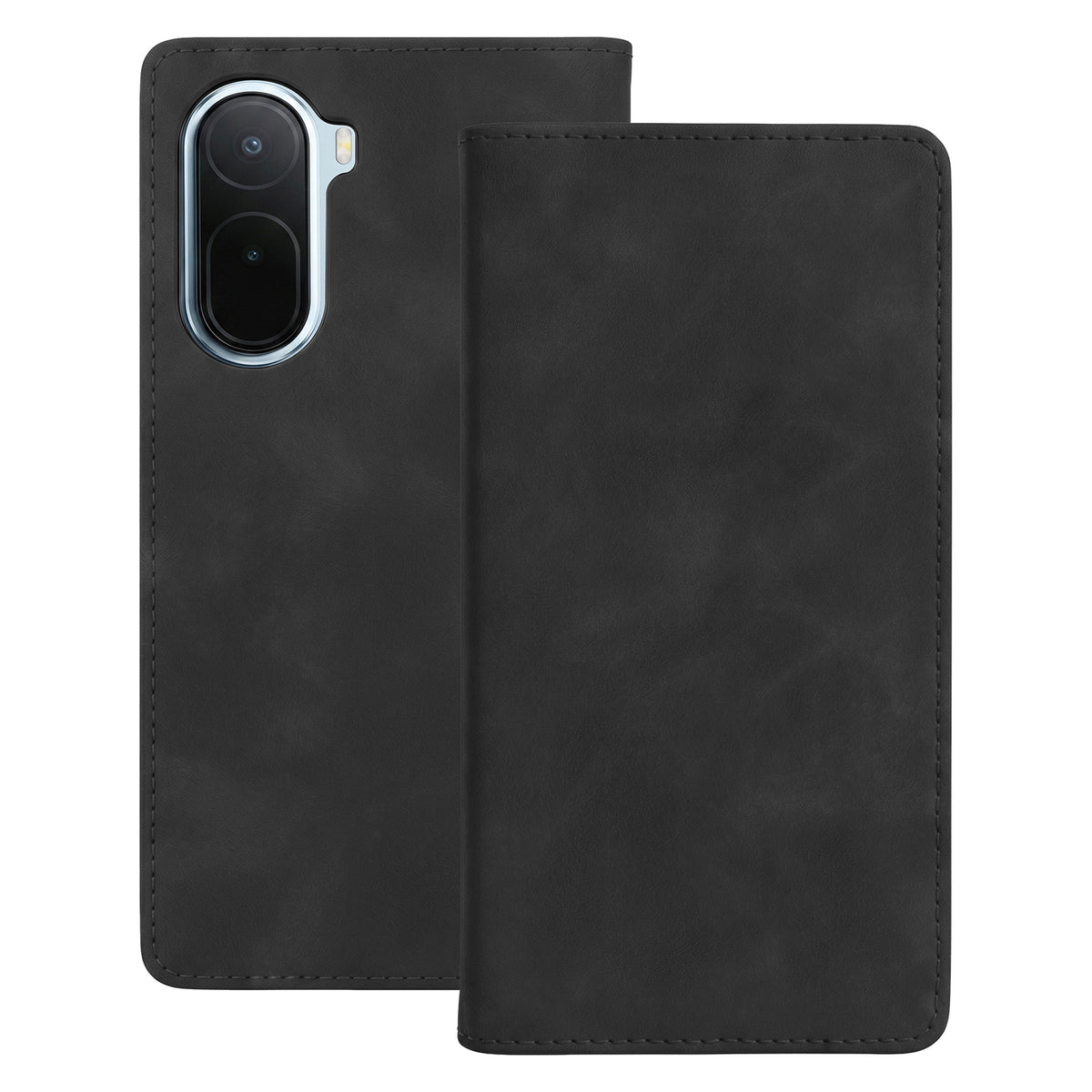 Husa Smart Suede pentru Xiaomi Redmi A7 Pro Negru