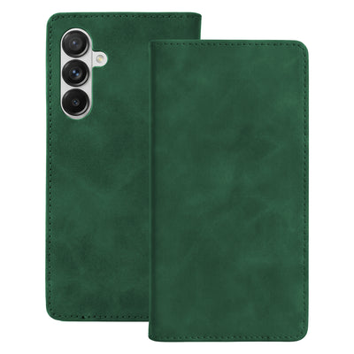 Husa Smart Suede pentru Samsung Galaxy A17 4G / A17 5G / A26 5G Verde