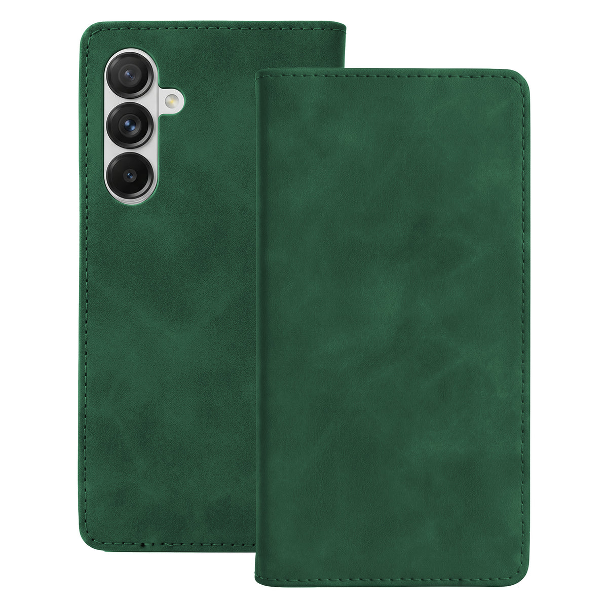 Husa Smart Suede pentru Samsung Galaxy A36 5G / A37 5G Verde