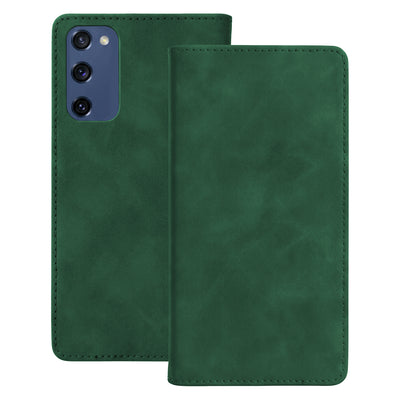 Husa Smart Suede pentru Samsung Galaxy S20 FE / S20 Lite / S20 FE 5G Verde