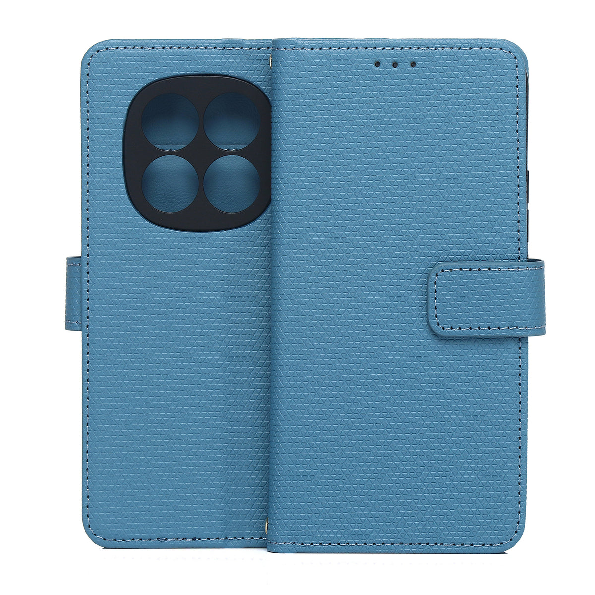 Husa Smart Triangle pentru Xiaomi Redmi Note 15 Pro 5G Albastru