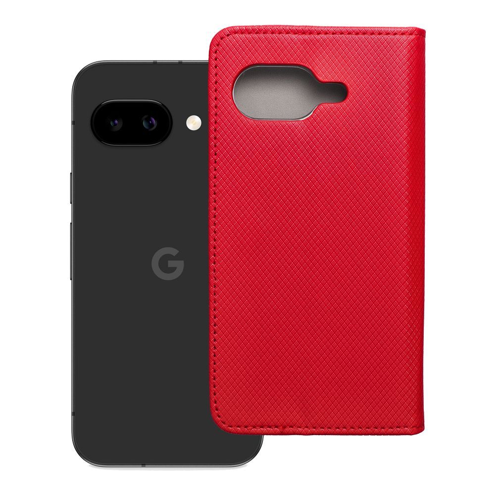 Husa Smart Book pentru Google Pixel 9a Rosu