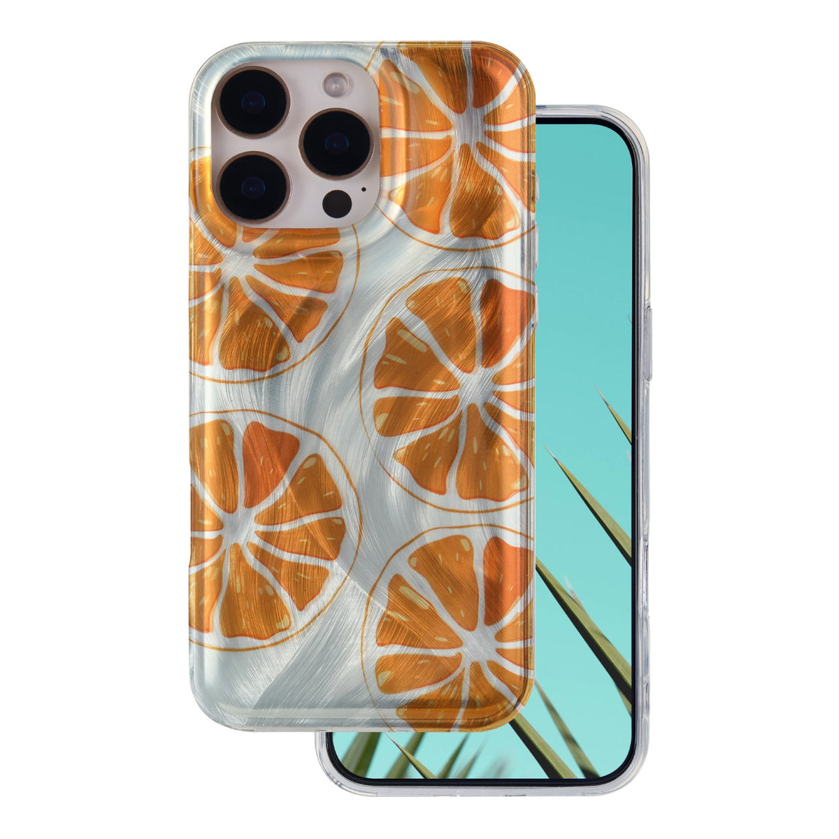 Husa Ultra Trendy Summer pentru iPhone 15 Pro 6,1" Portocaliu